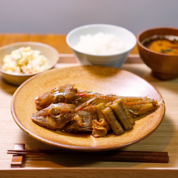 ほうぼうの煮つけ【和食・主菜】